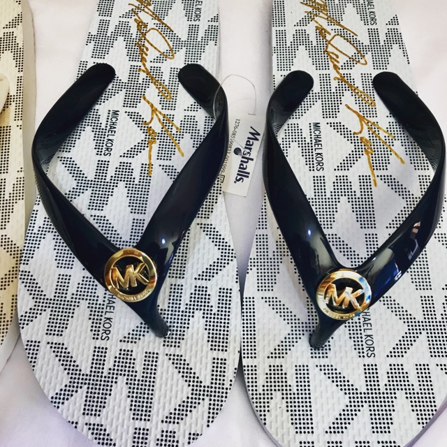 tj maxx michael kors flip flops