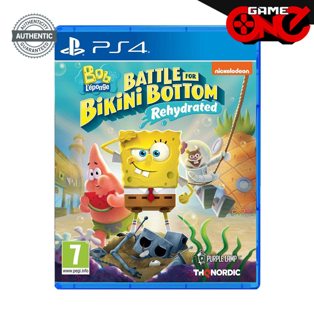 spongebob battle for bikini bottom rehydrated psn