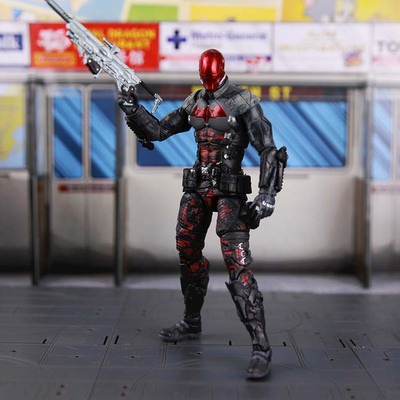 Dc Batman Red Hood Red Riding Hood Arkham Knight Movable Doll Toy Figure Ps Non Genuine Shopee Philippines
