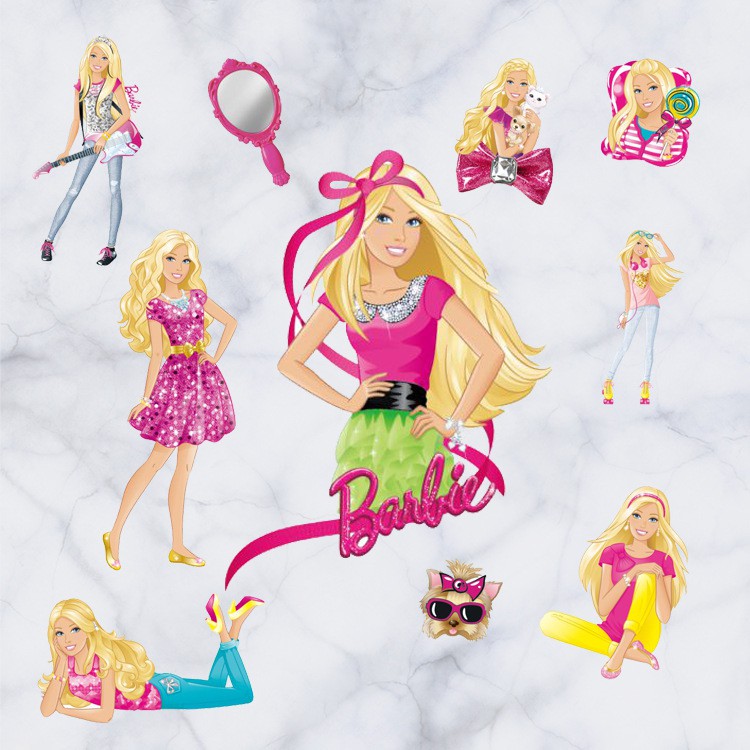 barbie wall stickers