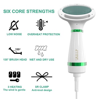 ❉【READY TO SHIP】2in1 Portable Pet Dryer Dog Hair Dryer & Comb Pet Grooming Cat Hair Comb Dog Fur