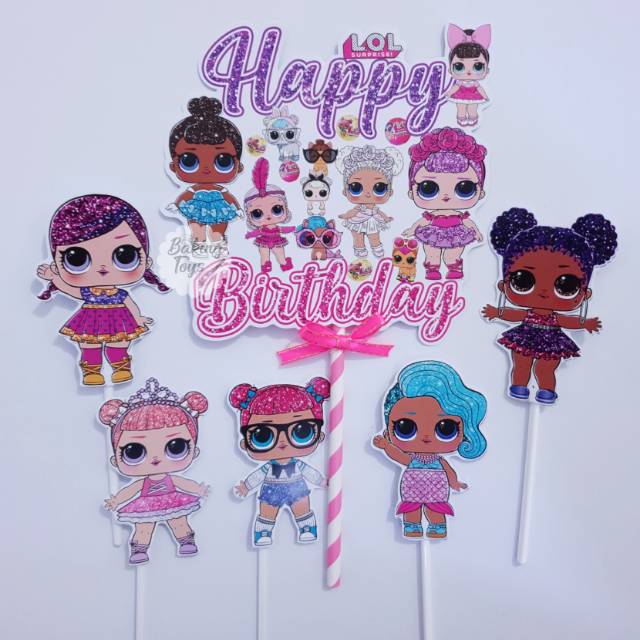 Lol Surprise Birthday Cake Topper Special Ready Stock Shopee Philippines