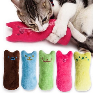 Teeth Grinding Catnip Toys Funny Interactive Plush Cat Toy Pet Kitten Chewing Vocal Toy Claws Thumb