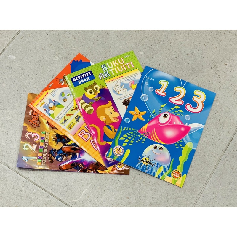 123/Abc kids Activity Book | Shopee Philippines