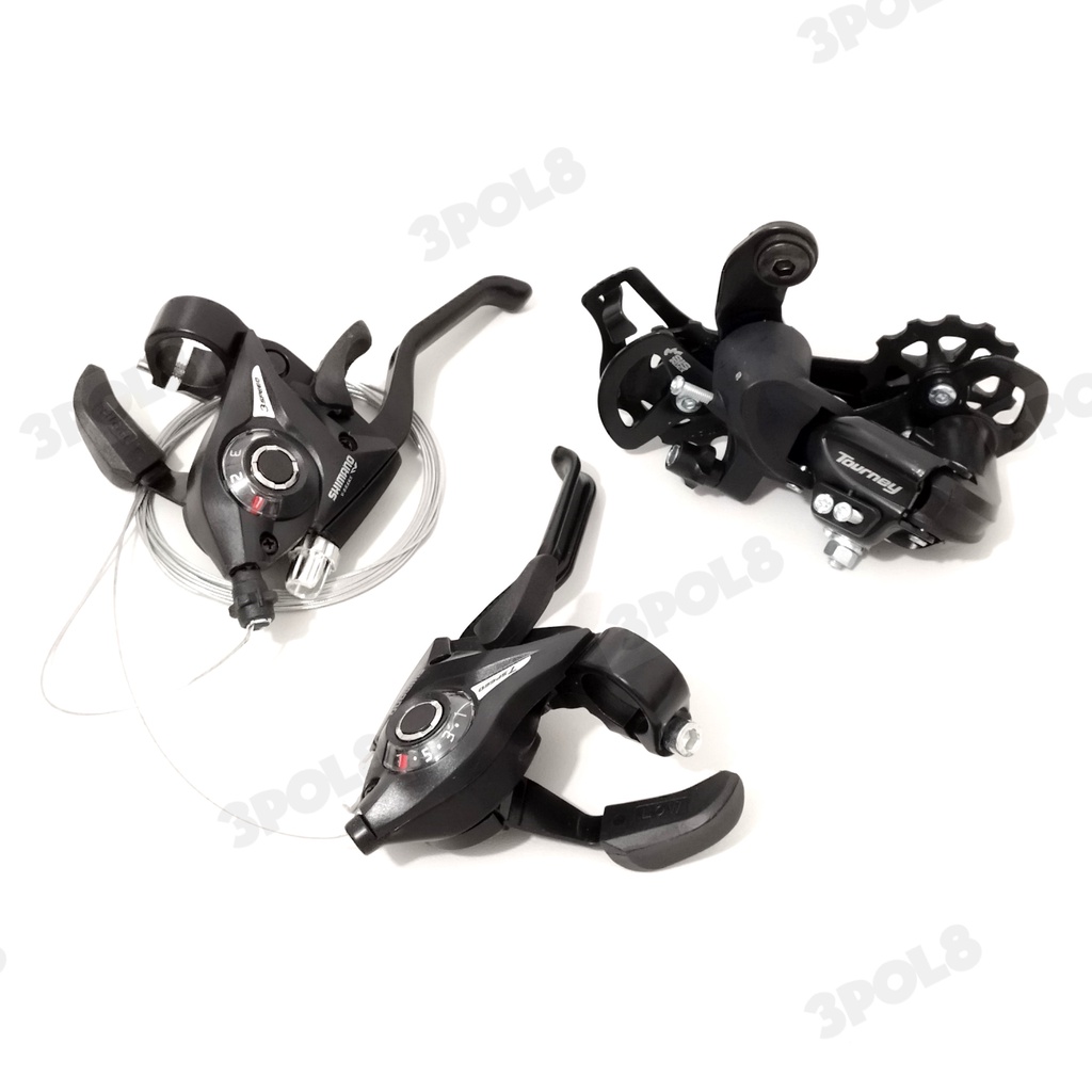 Paire de Manettes Frein/Vitesses Shimano Altus ST-EF51, 3X7
