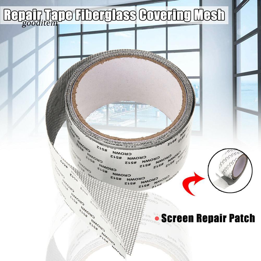Gdtm 200x5cm Diy Window Door Screen Patch Repair Tool Adhesive Net