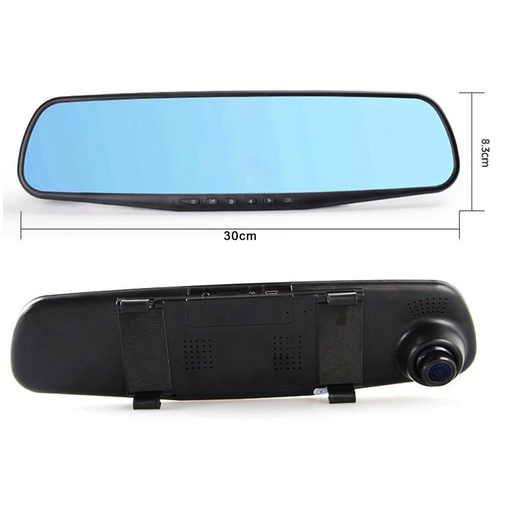 A70 Dual Lens Rear View Mirror DashCam rearview DVR Shopee Philippines