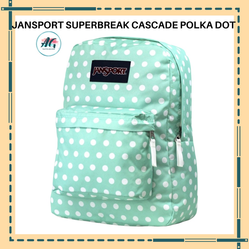 JanSport Superbreak Backpack Cascade Polka Dot 