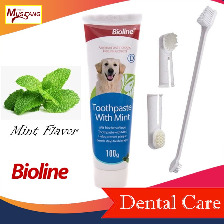 Bioline Dental Care Set with Mint Flavor 100g Complete Dental Care