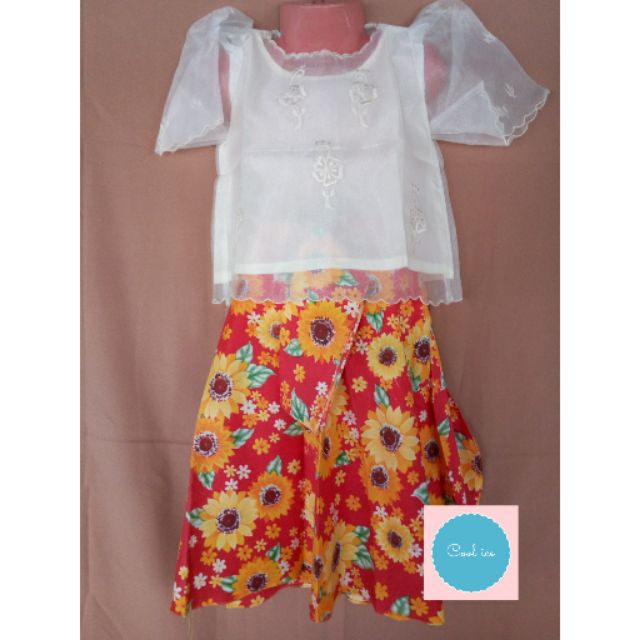 shopee filipiniana dress