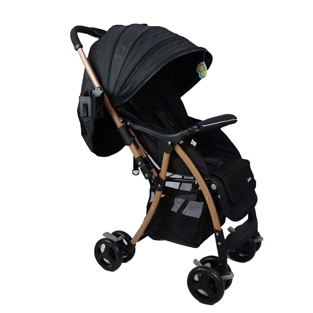 Babygro Reversible Handle Aluminum Lightweight Stroller w/ extra front