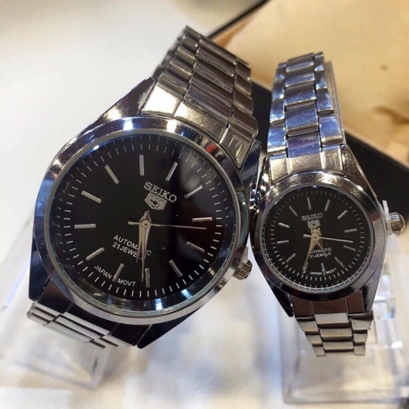 seiko 5 automatic couple watch