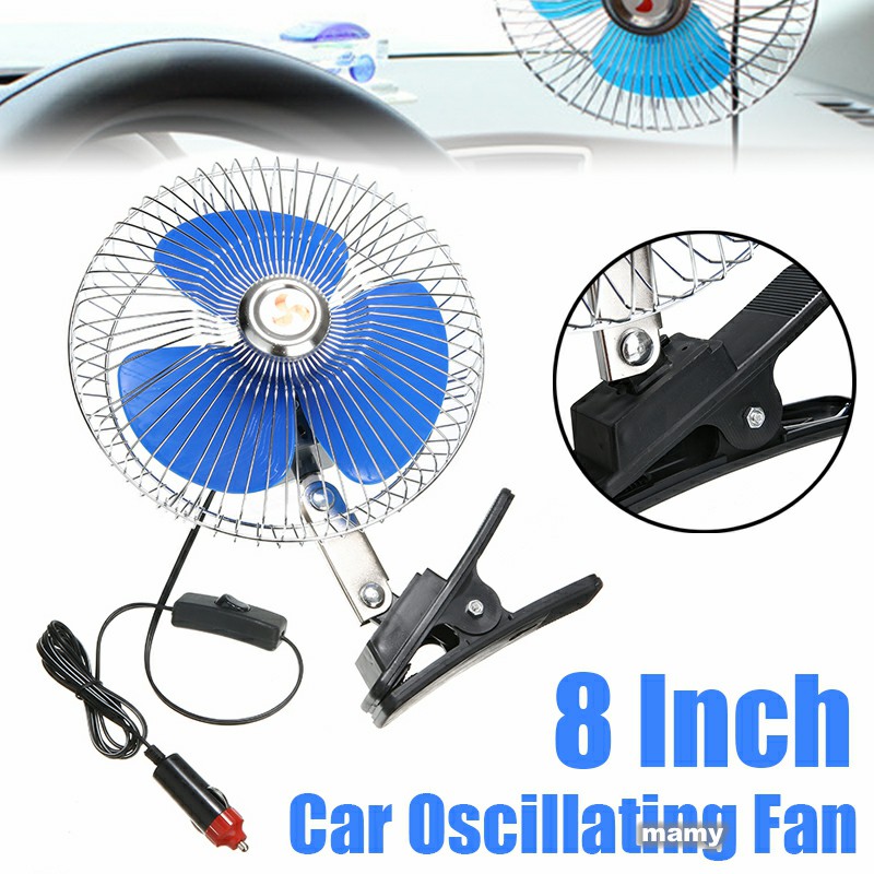 8 inch oscillating clip on fan