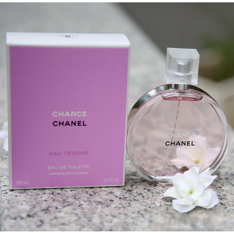 CHANCE Tendre Eau de Toilette by CHANEL 100ml Perfume Spray | Shopee