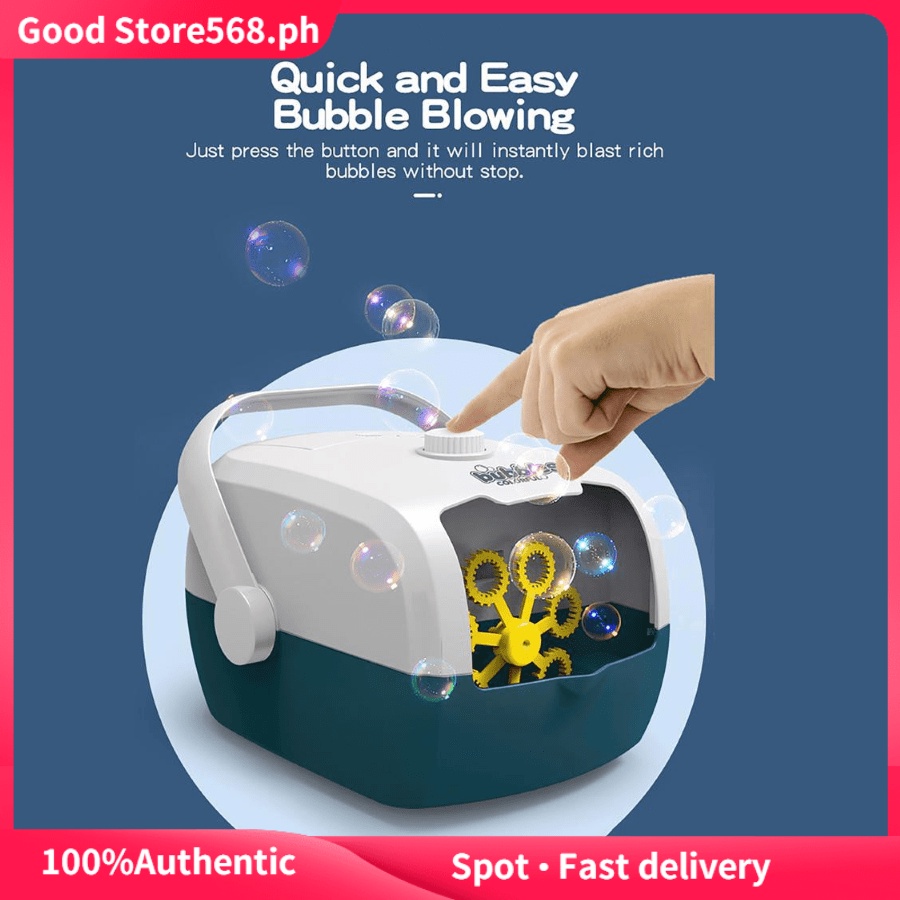 New Suitcase Automatic Bubble Machine Wedding Stage One Button Bubble