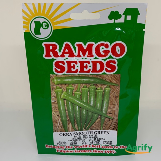 Okra Seeds Smooth Green Shopee Philippines