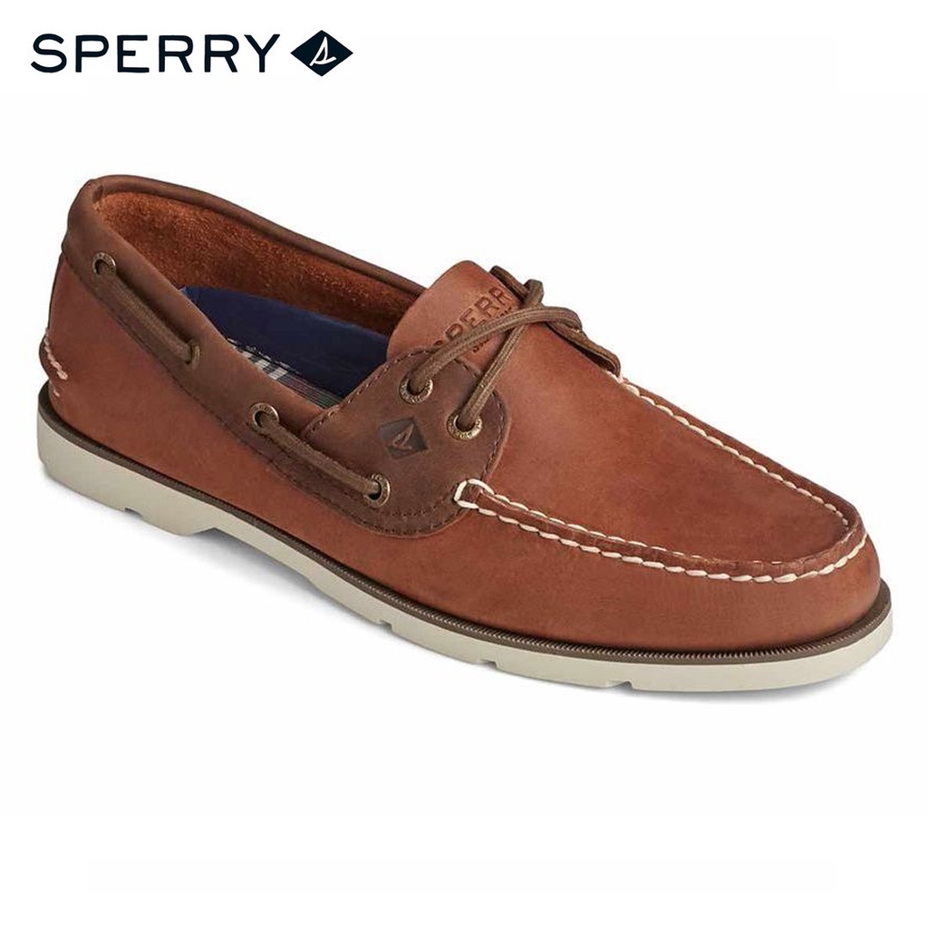 Sperry Men's Leeward Two Tone Boat Shoe STS22705 (Tan) Shopee Philippines