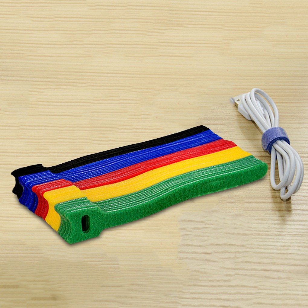 50pcs Velcro Cable Organizer, Cable Holder Reusable Cable Straps Cable