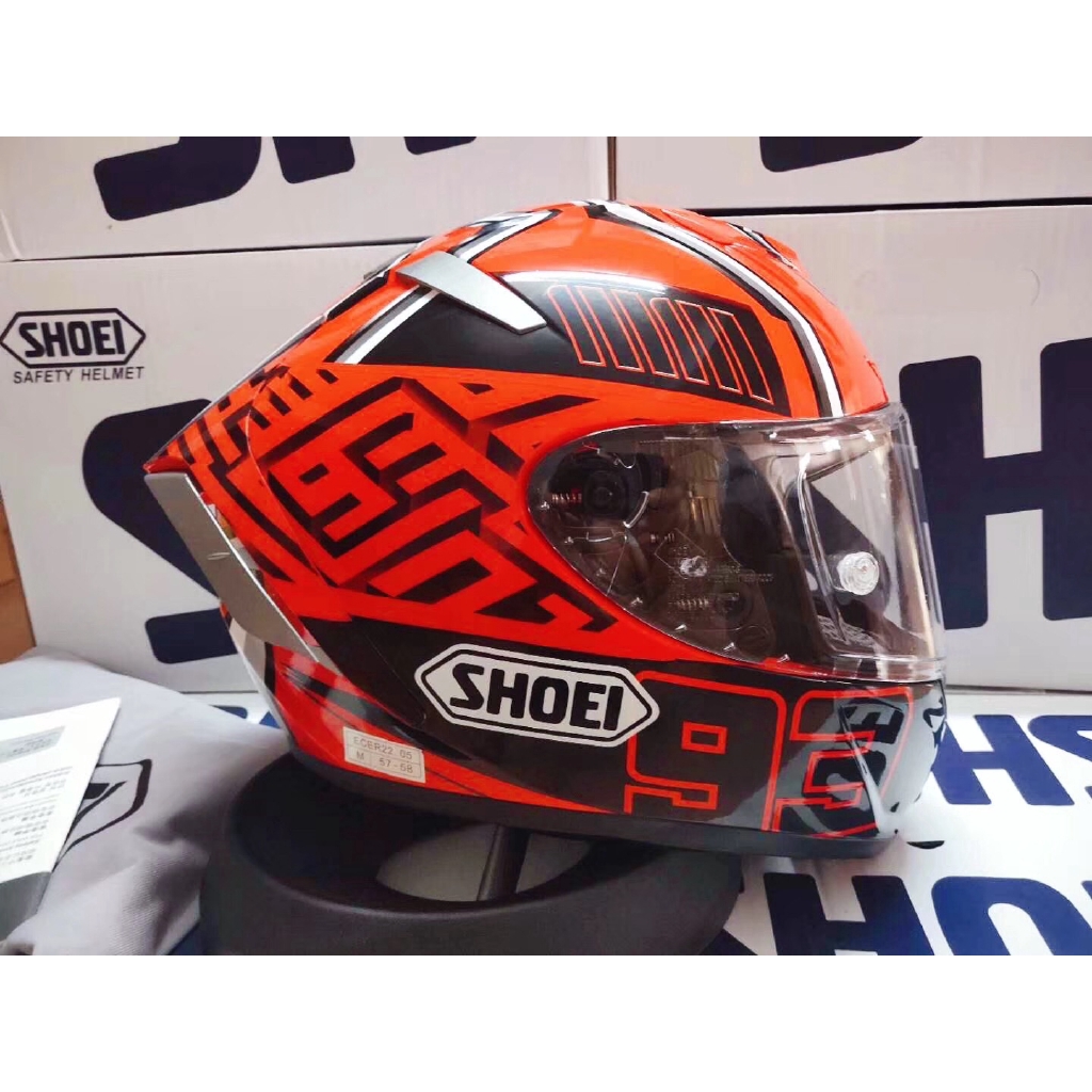 Hot Shoei Red Nut Men S X 14 Street Motorcycle Helmet X14 93 Shopee Philippines
