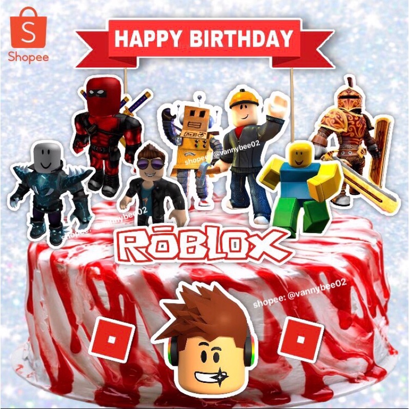 Roblox Male Cake Topper and Cupcake Toppers | Shopee Philippines