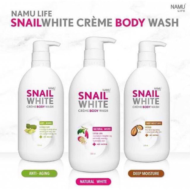 snail white Snail white body wash 500ml Shopee Philippines