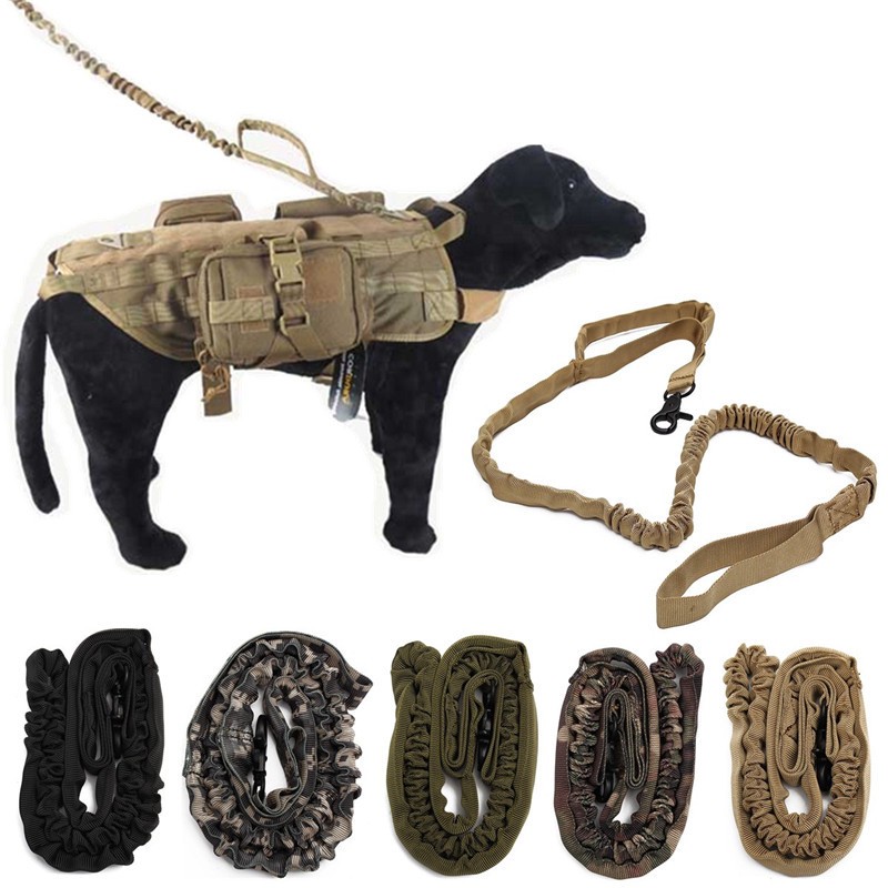 Wonderful☀TACTICAL POLICE K9 DOG TRAINING LEASH ELASTIC BUNGEE USA