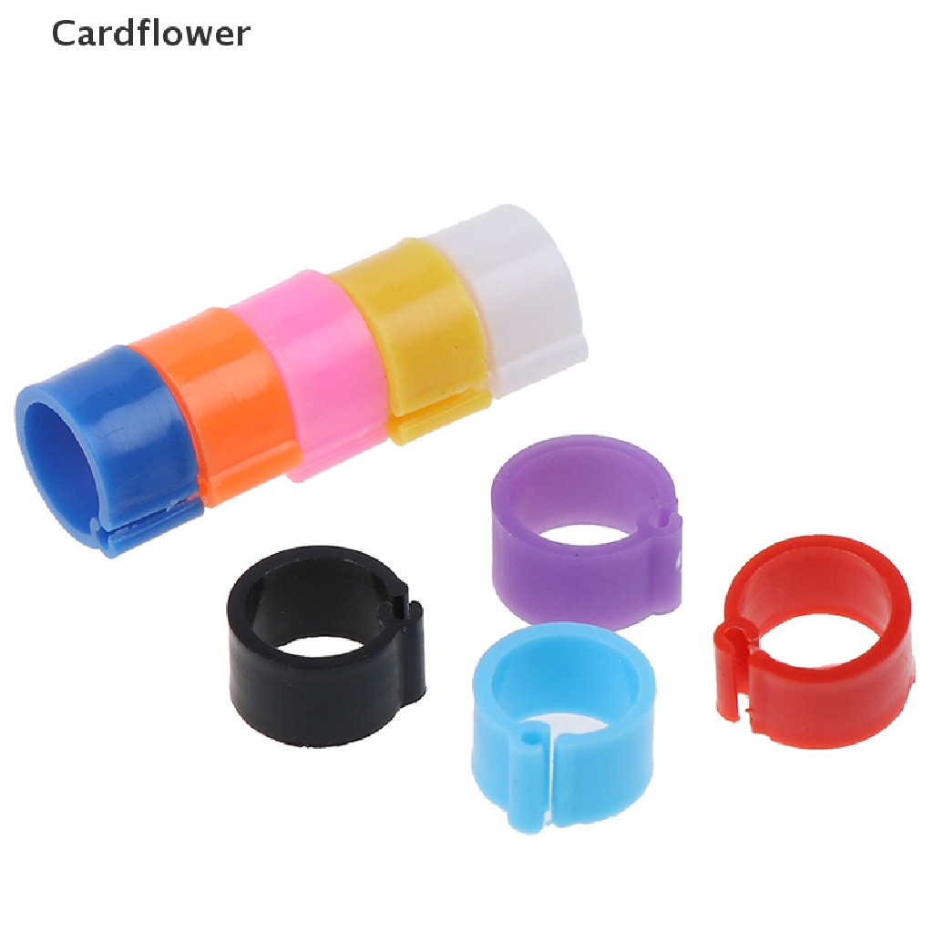 <Cardflower> 100 Pcs Inner Diameter 8mm Pigeon Leg Poultry Dove Bird Parrot Clip Rings
 On Sale #7