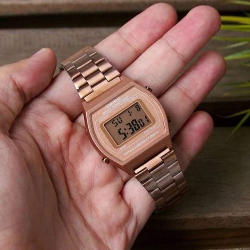 jam casio rose gold original