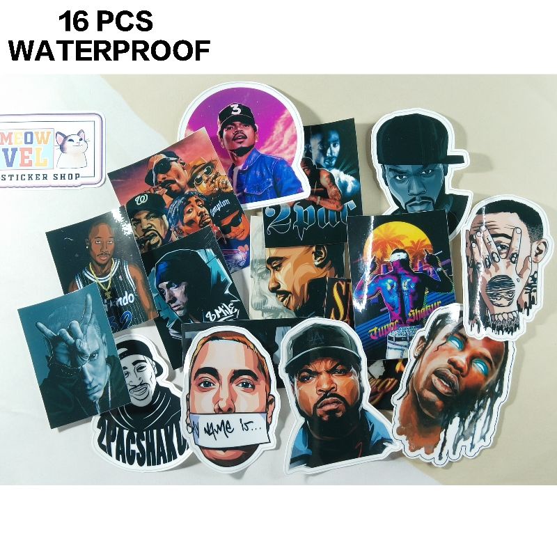Pcs Rapper Sticker Pack Shopee Philippines