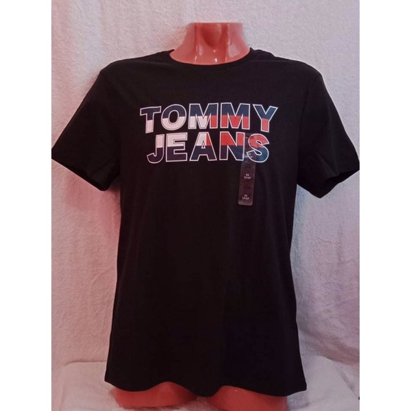 Original Tommy Hilfiger TShirt for Men Black Shopee Philippines