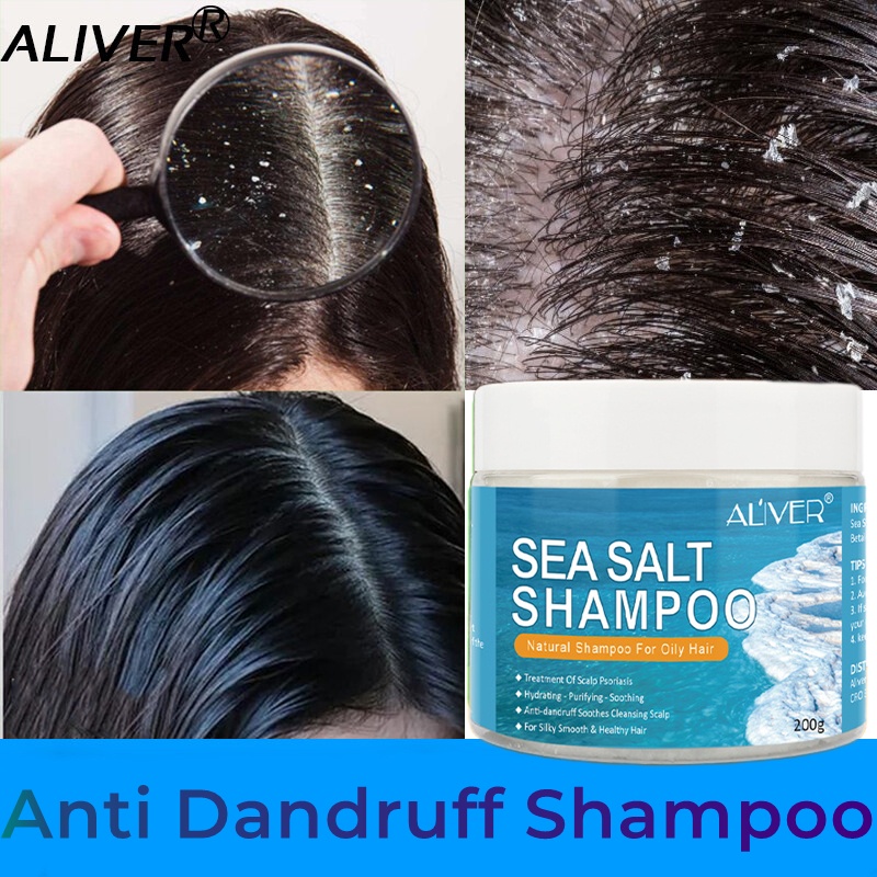 ALIVER Sea Salt Anti Dandruff Shampoo For Dandruff and Scalp Treatment