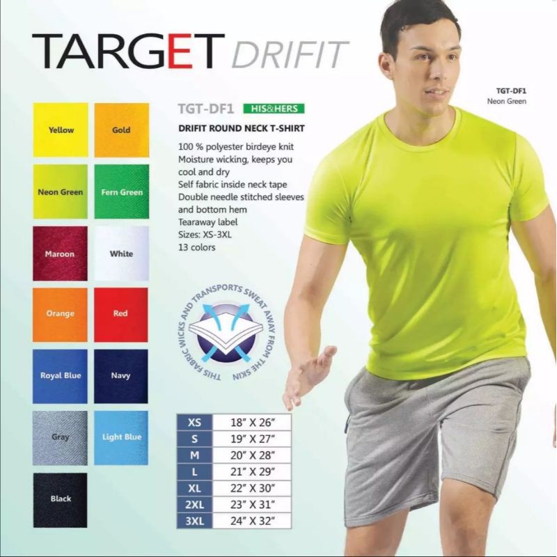 dri fit shirt (Target) big sizes xl 2xl 3xl COD #1