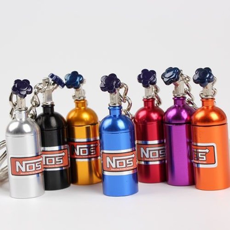 Mini Nos Bottle Keychain Nitrous Oxide Bottle Keyring Stash Storage Pill Box Shopee Philippines