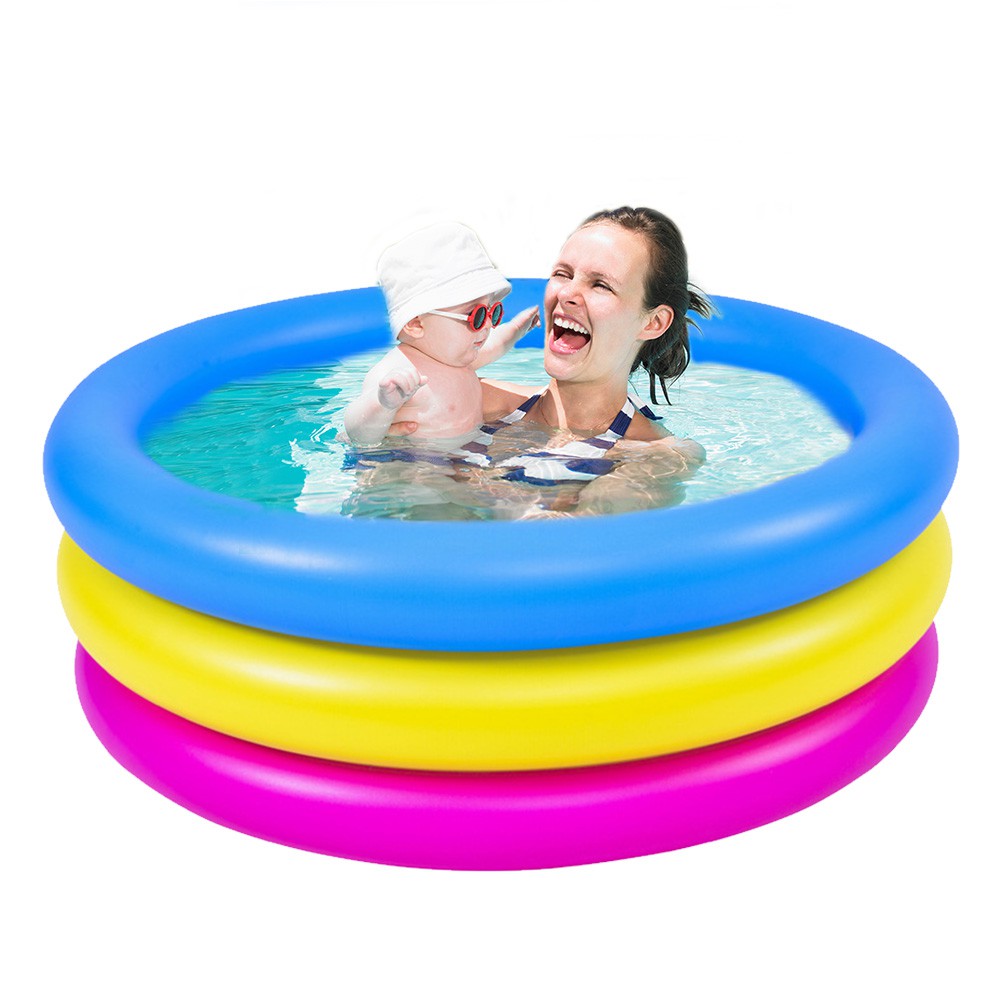 inflatable 3 ring swimming pool