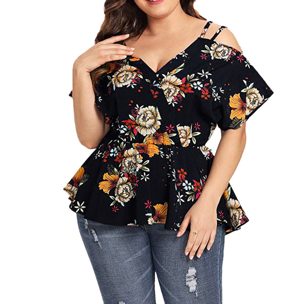 women's plus size short sleeve shirts