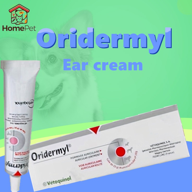 Oridermyl ear ointment 10g dog and cat pet ear ointment to remove ear