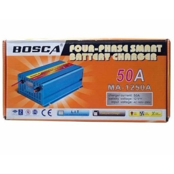 Four Phase Smart CAR Battery Charger Bosca | Shopee Philippines