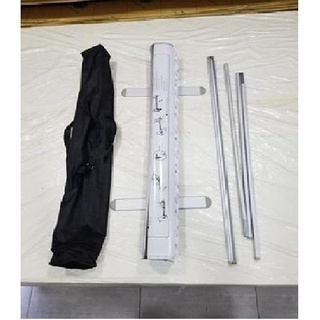 Pull up Roll up Banner Retractable Tarpaulin Stand 85 x 200 cm v*O #3