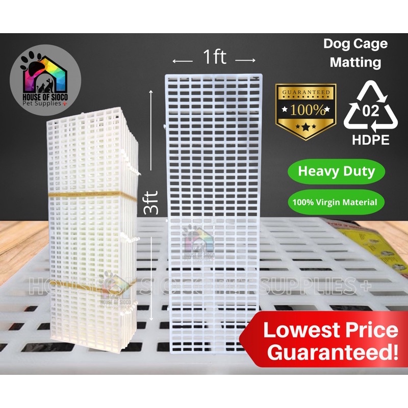 Dog Cage Heavy Duty Plastic Matting (1x3ft) Shopee Philippines