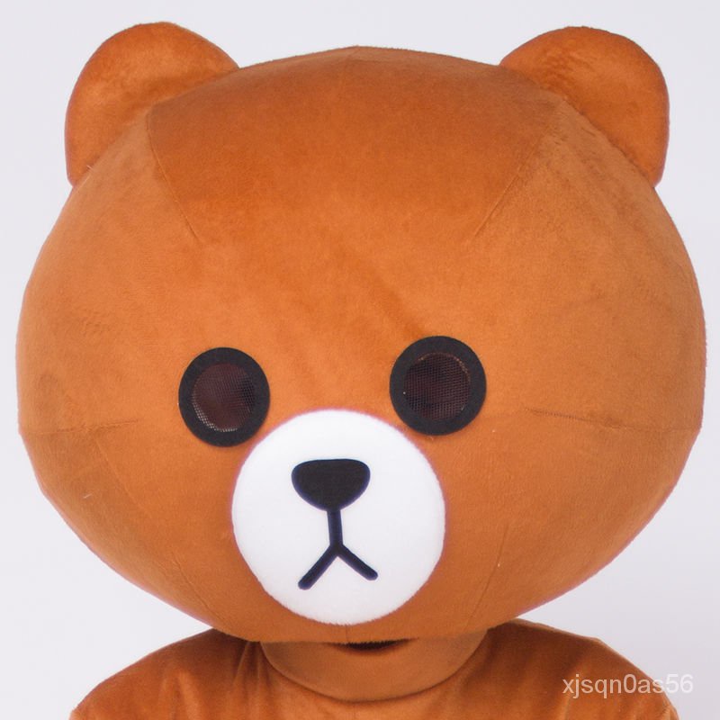 Cosplay Anime Mascot Brown Bear Connie Bunny Puppet Costume Easter