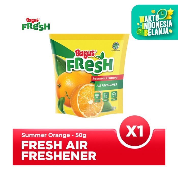 Air Freshener Good Fresh Pouch Orange W 21523 Shopee Philippines