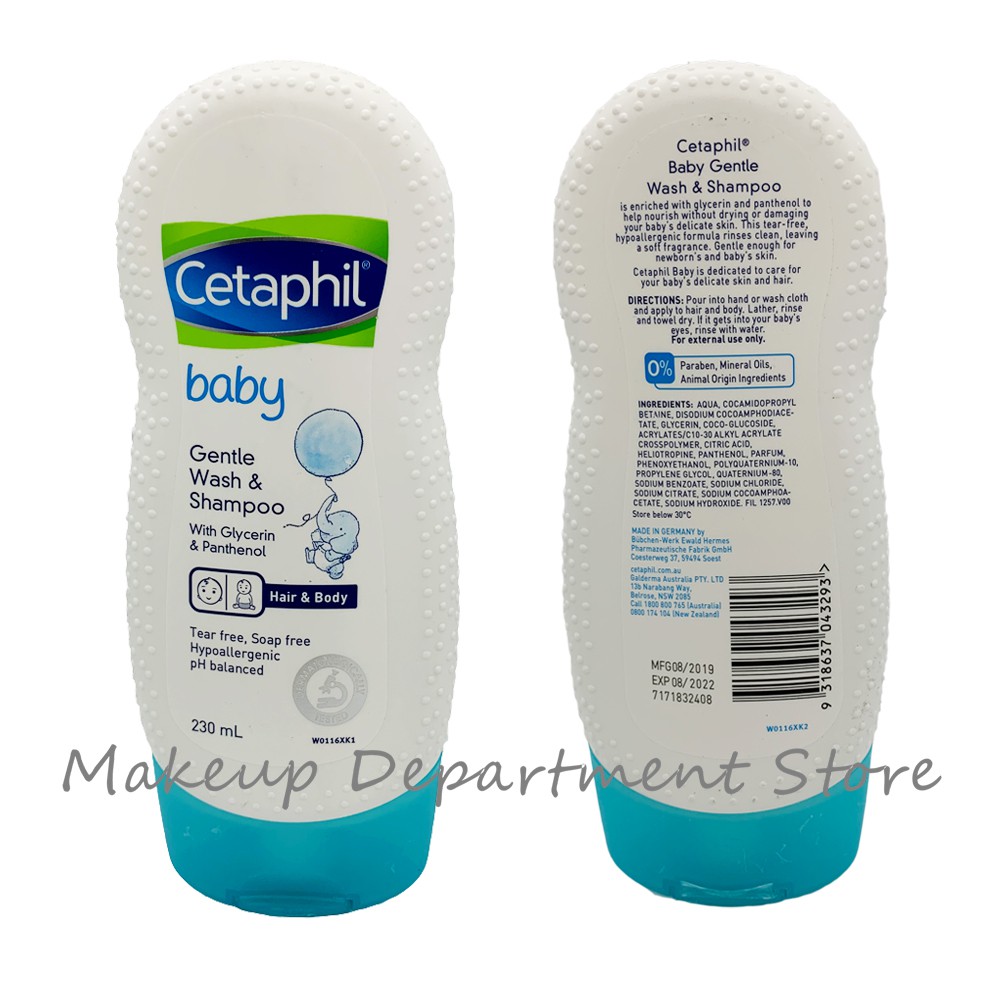 cetaphil baby wash ingredients