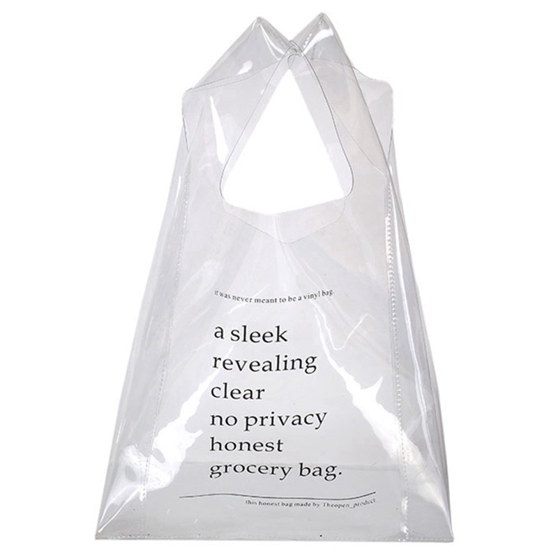 clear plastic tote bags