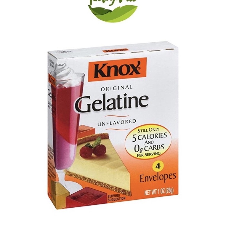 Knox Unflavored Gelatin 1 sachet/1box(4pcs) Shopee Philippines