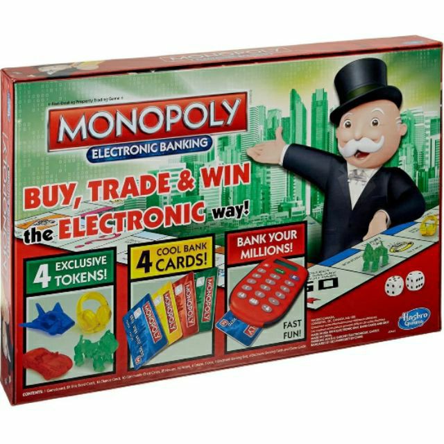 hasbro monopoly electronic banking