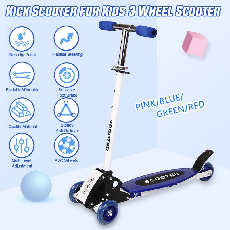 High Quality Kids Scooter Adjustable Height Scooter For Kids Ages 312