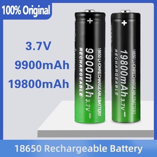 Rechargeable Battery 18650 3.7V 19800mAh/9900mAh Li-ion High Capacity 100% For Flashlight Batteries