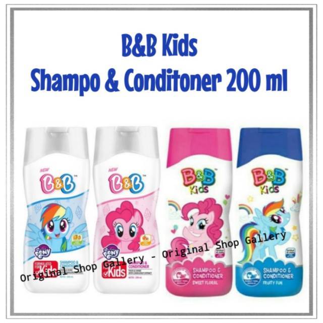 B&b Kids Shampoo Girls Boys Character My Little Pony Pinkie Pie Rainbow ...