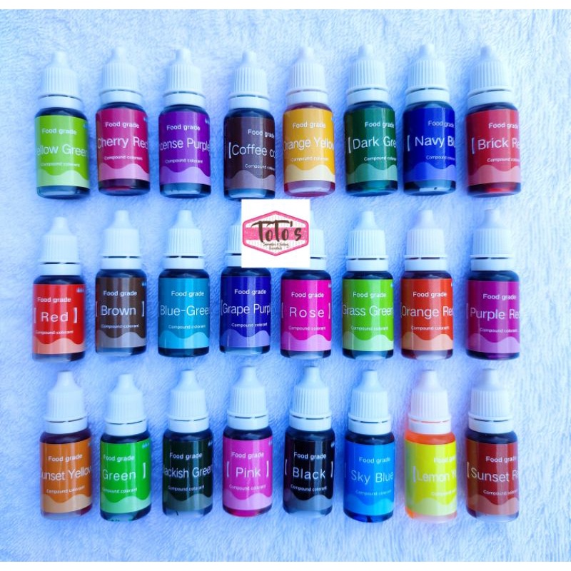 10ml food coloring liquid gel food color | Shopee Philippines