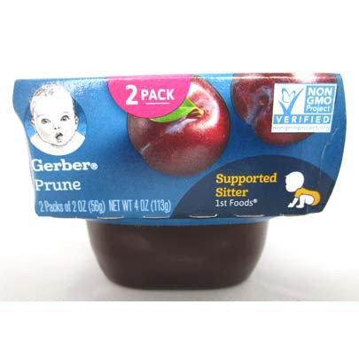 gerber prune baby food